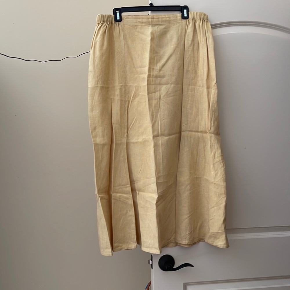 FLAX maxi skirt